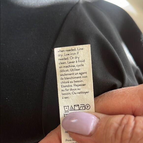 SPANX Black Tailored Blazer with Asymmetrical Design size XL NWOT - Picture 6 of 7